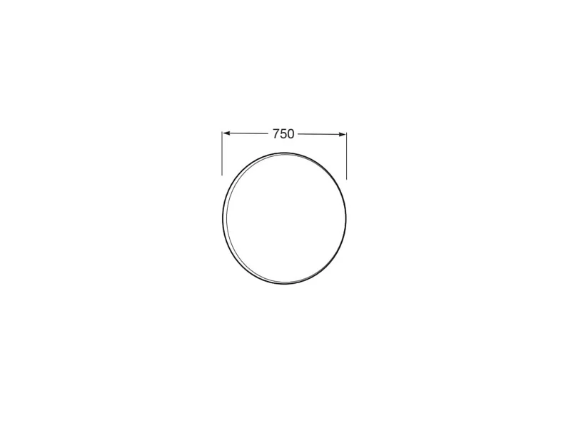 Roca - Espejo Luna circular