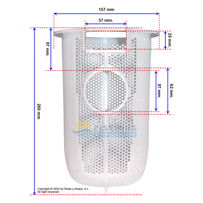 Cestillo prefiltro bomba Hayward TriStar SPX3200M