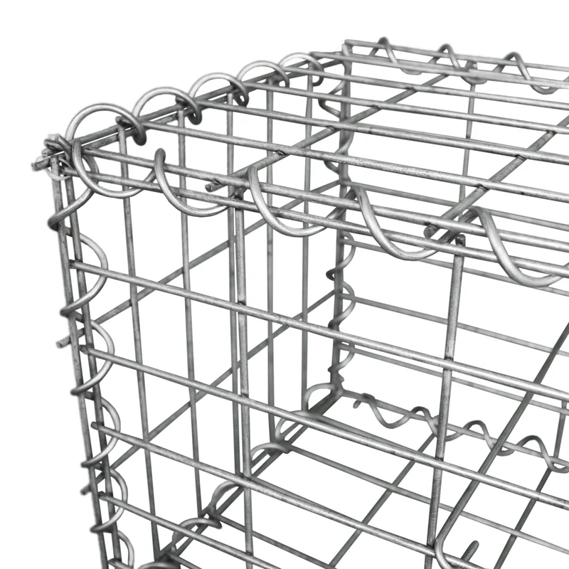 Lot de 2 Paniers de Gabions 100 cm x 80 cm x 30 cm