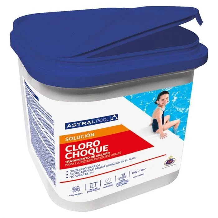 Astralpool – Cloro de choque granulado para piscina