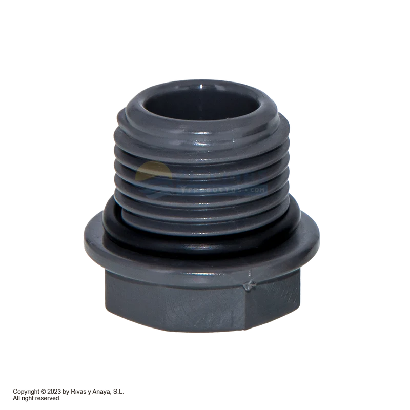 Tapón roscado POD 1/2" ( + junta tórica) para Electrolisis Tri pH, Tri Pro, pH Link y Dual Link de Zodiac
