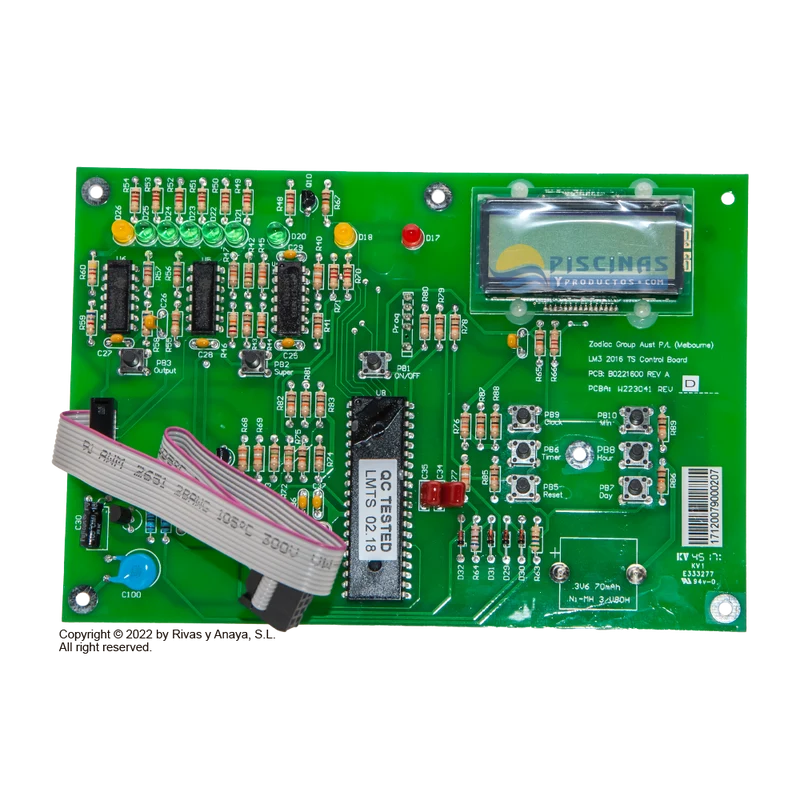 Tarjeta electrónica de control Zodiac LM2 TS – W082741
