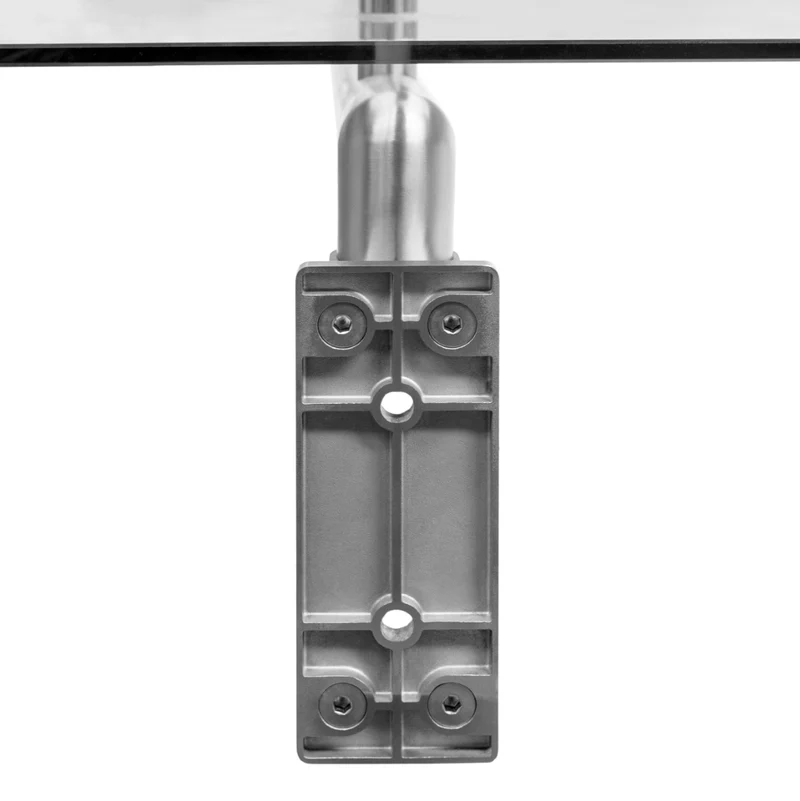 Canopé Auvent en Verre avec Supports - 180 cm x 80 cm