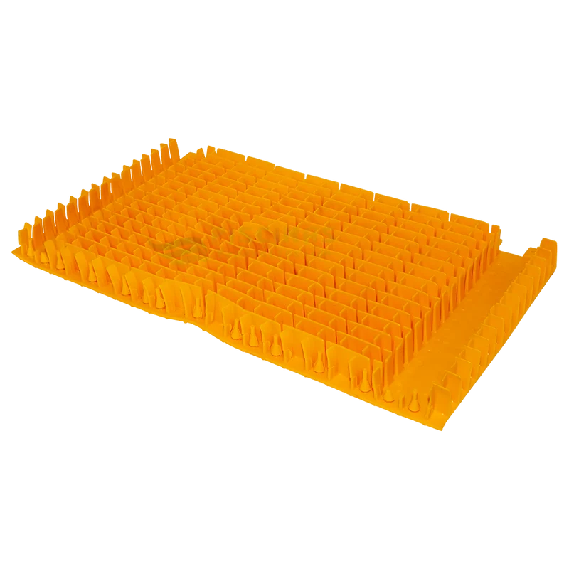 Cepillo combinado naranja PVC Dolphin
