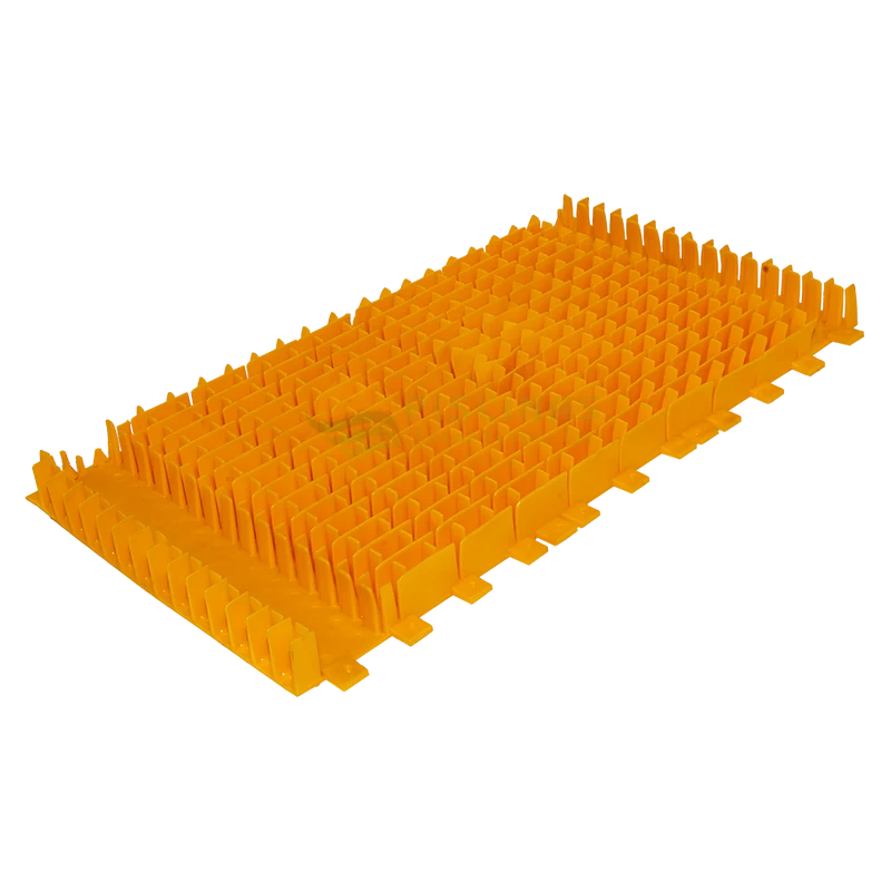 Cepillo combinado naranja PVC Dolphin