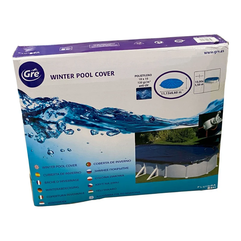 Cubierta invierno GRE 1115 × 660 cm para piscina ovalada – CIPROV1001