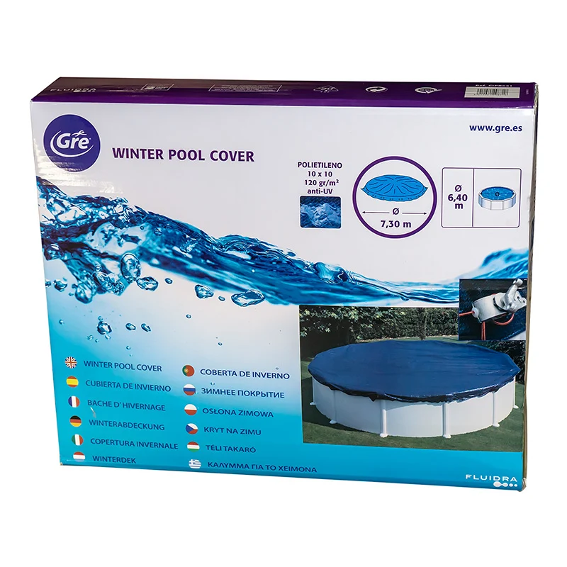 Cubierta invierno GRE Ø730 cm para piscina redonda Ø640 cm – CIPR651