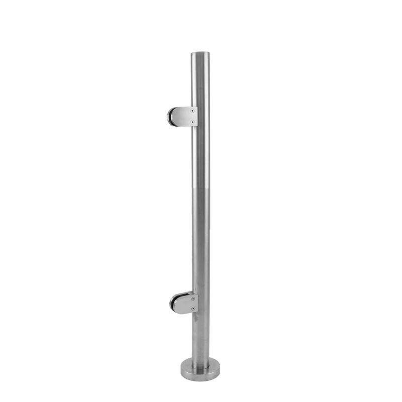 Poteau de Garde-Corps en Acier - Pièce d'Extrémité 90 cm