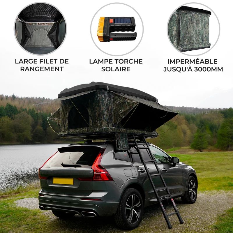 Tente de Toit pour Voiture - Camouflage
