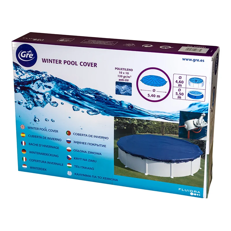 Cubierta invierno GRE Ø540 cm para piscina redonda Ø450-460 cm – CIPR451
