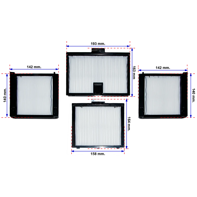 Kit filtros ultrafinos para Limpiafondos Dolphin