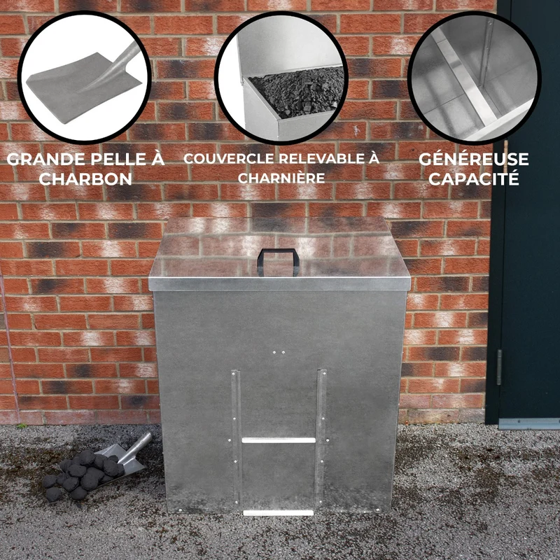Conteneur à Charbon - 520 L