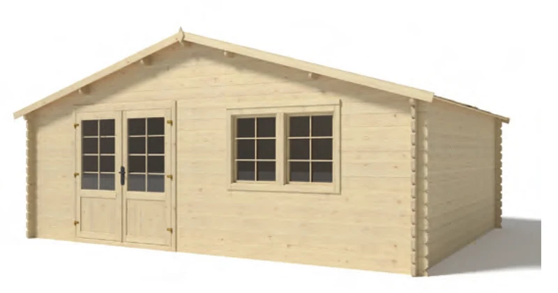 Abrigo de Jardim em madeira Tallin 600 x 450 x 276 cm