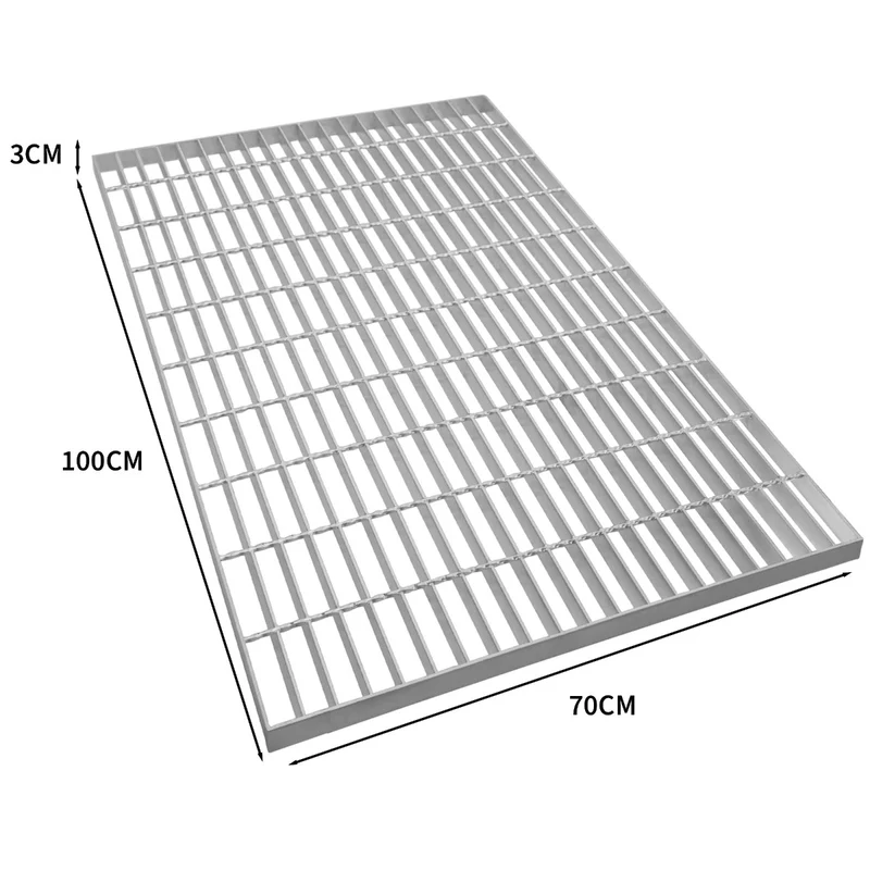 Grille Caillebotis en Acier Galvanisé - 1000 x 700 mm
