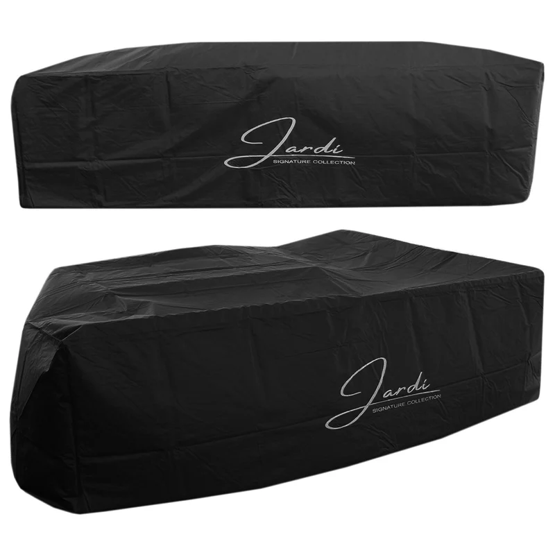Salon de Jardin en Rotin 9 Personnes – Noir