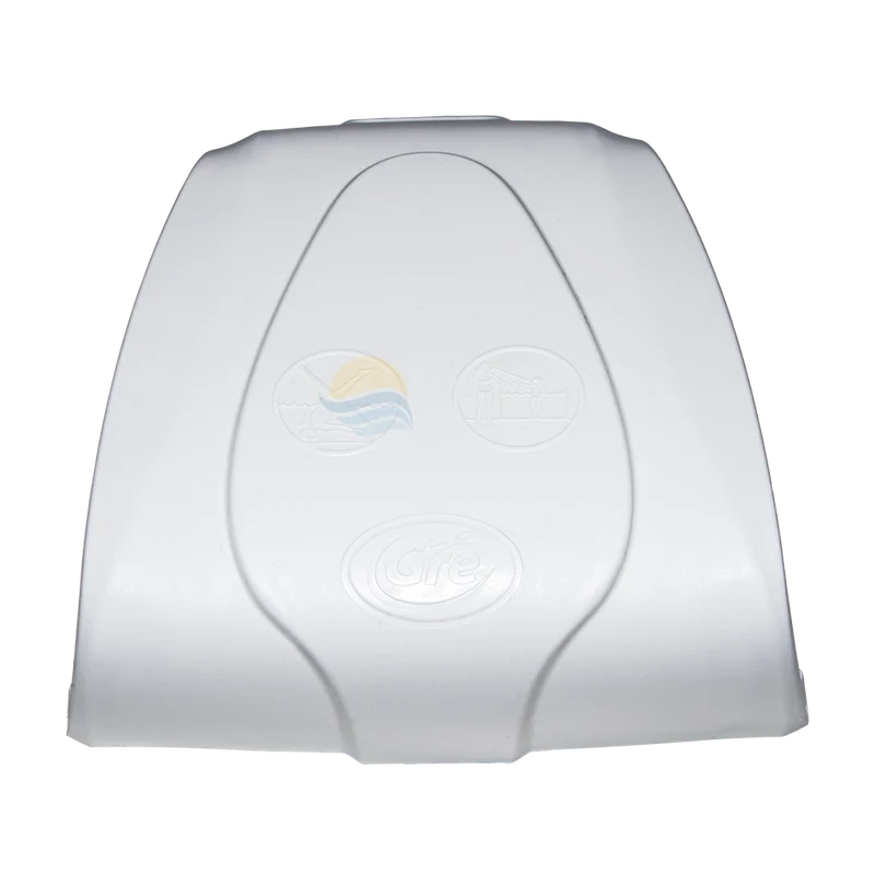 Embellecedor de playa recto blanco GRE 150 mm para piscinas elevadas – Ref. PIN1501R
