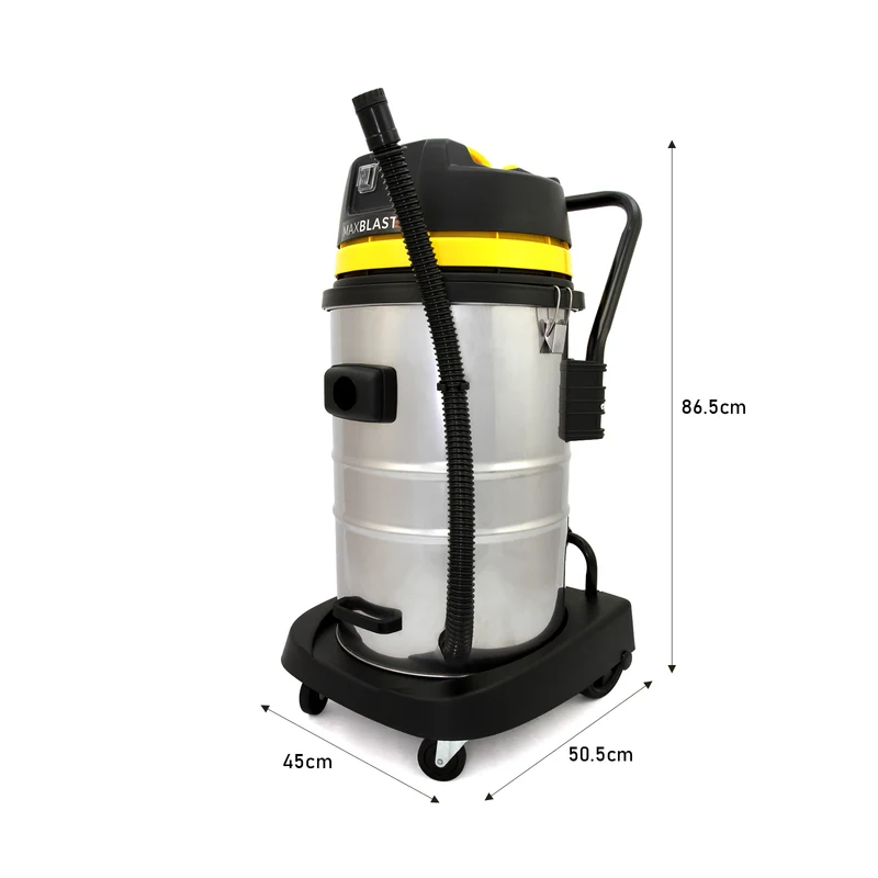 MAXBLAST Aspirateur Industriel 50 L Sec & Humide