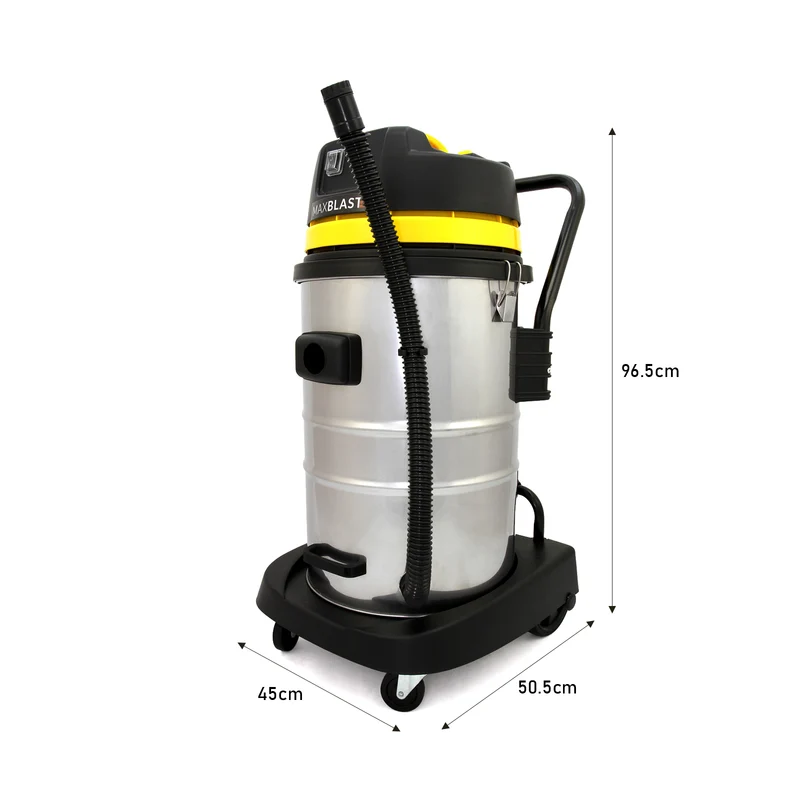 MAXBLAST Aspirateur Industriel 60 L Sec & Humide