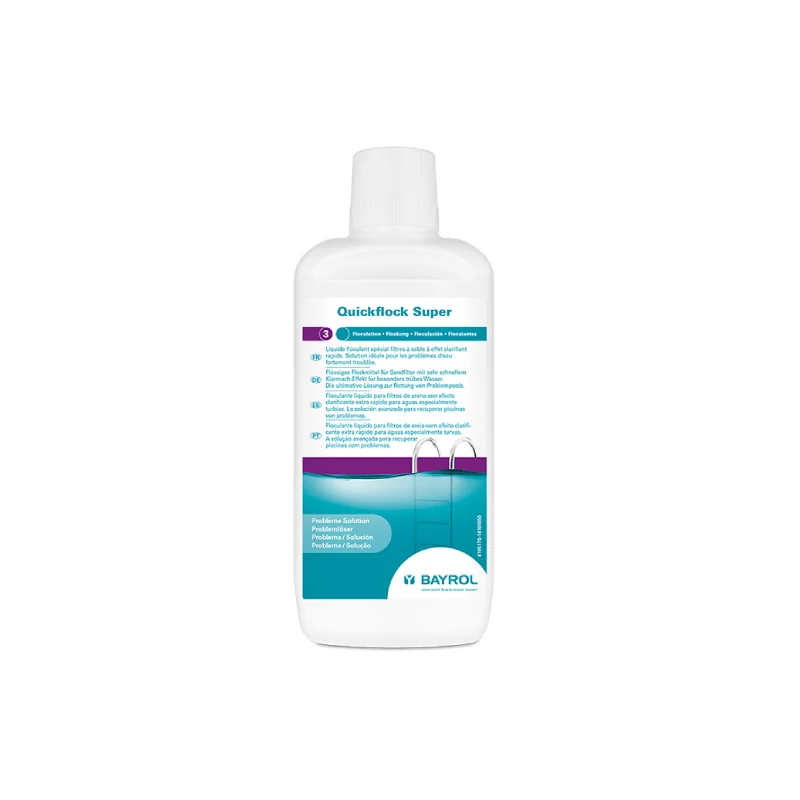 Quickflock Super floculante líquido para filtros 1L