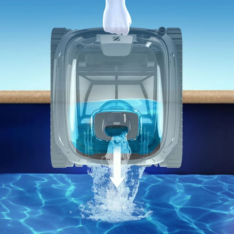 Aspirador robot ZODIAC CNX 40 iq limpa fundos Elétrico e Automático piscina