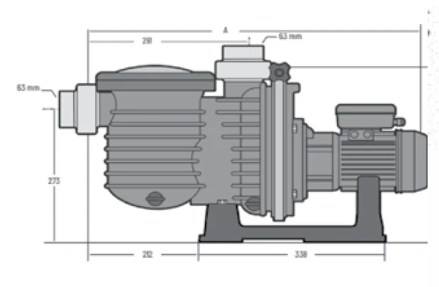 Bomba Filtração STA-RITE HD SW para água do mar