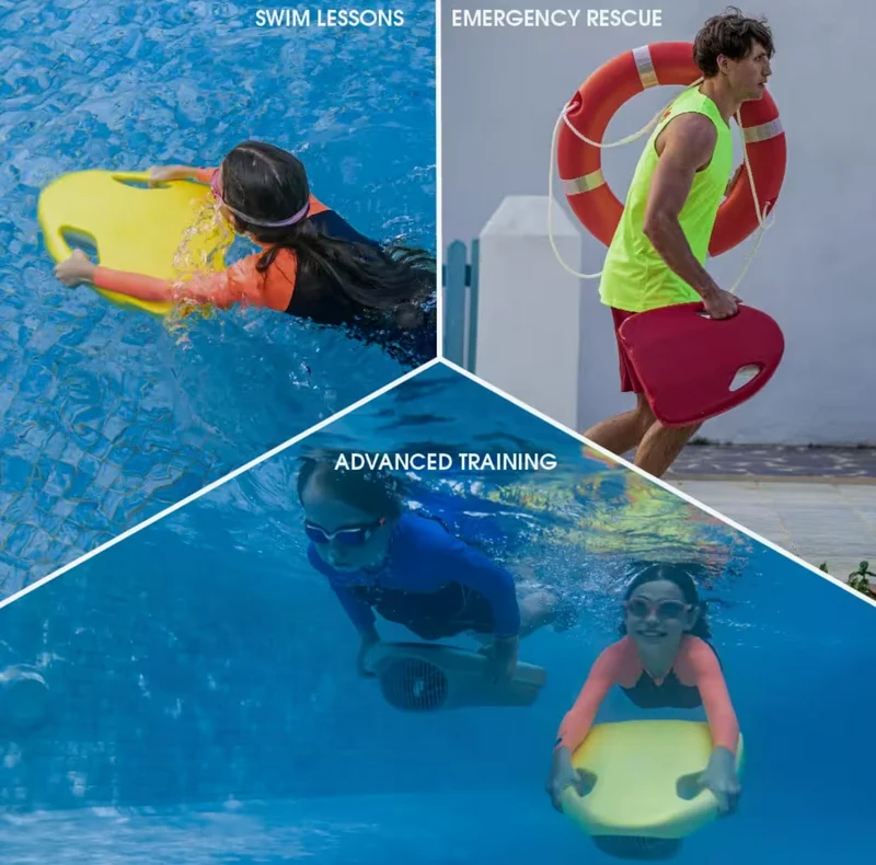 ASIWO MAKO Planche de natation électrique-Support flottant motorisé piscine et mer