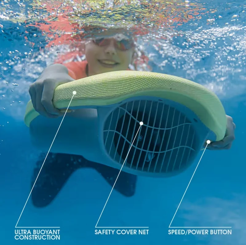 ASIWO MAKO Planche de natation électrique-Support flottant motorisé piscine et mer