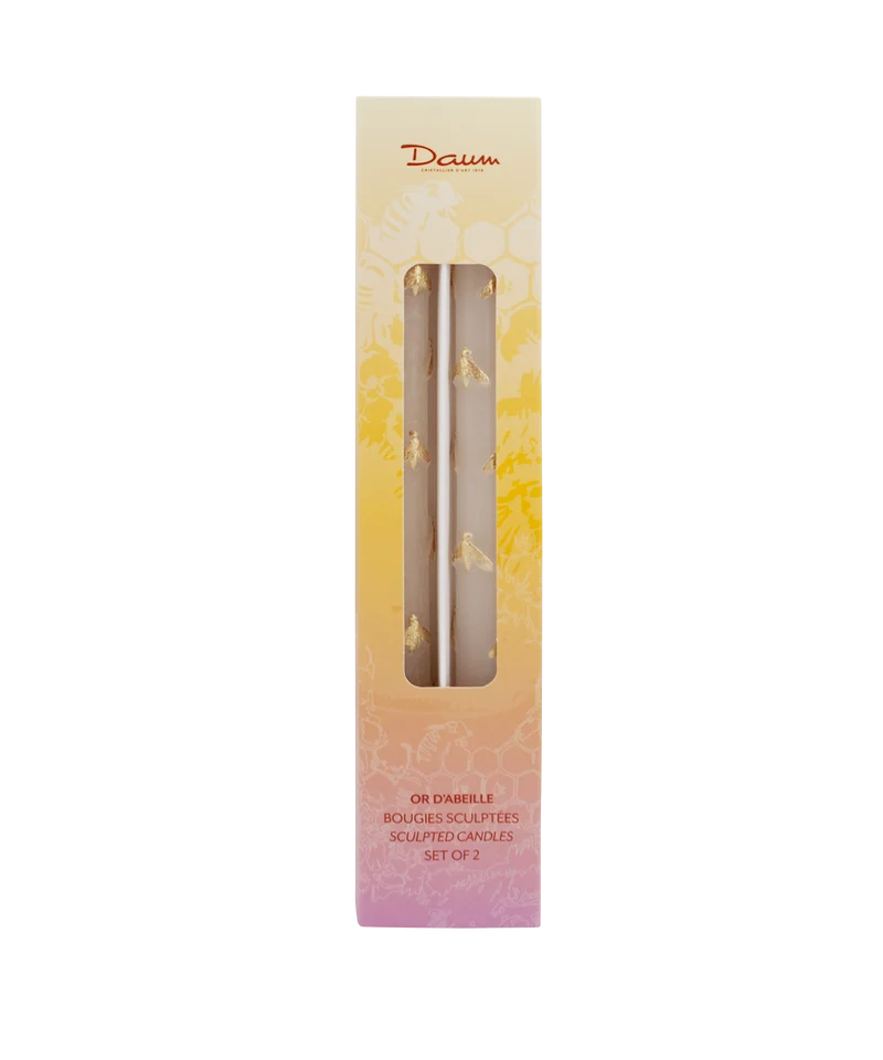 Or d'Abeille Coffret de 2 chandelles