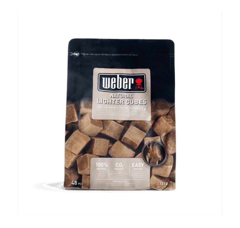 Acendalhas Weber Lighter Cubes 22 e 48 unidades