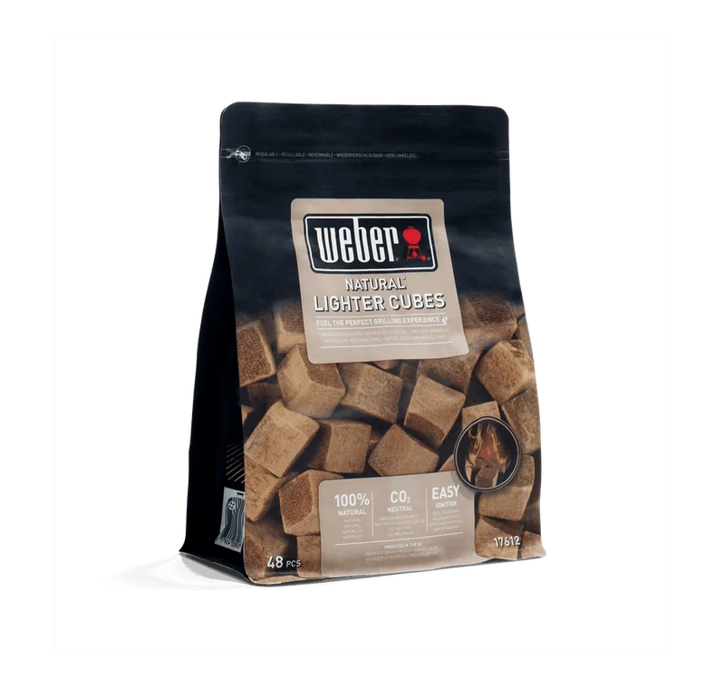 Acendalhas Weber Lighter Cubes 22 e 48 unidades