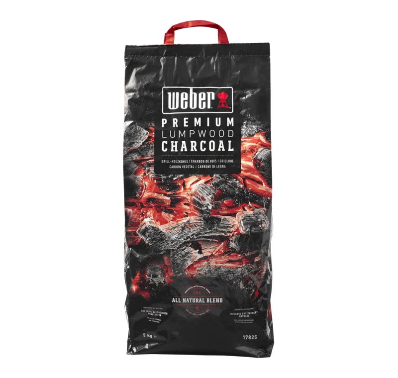 Carvão Vegetal Weber Premium - Saco 5kg e 10kg