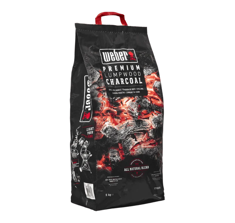 Carvão Vegetal Weber Premium - Saco 5kg e 10kg