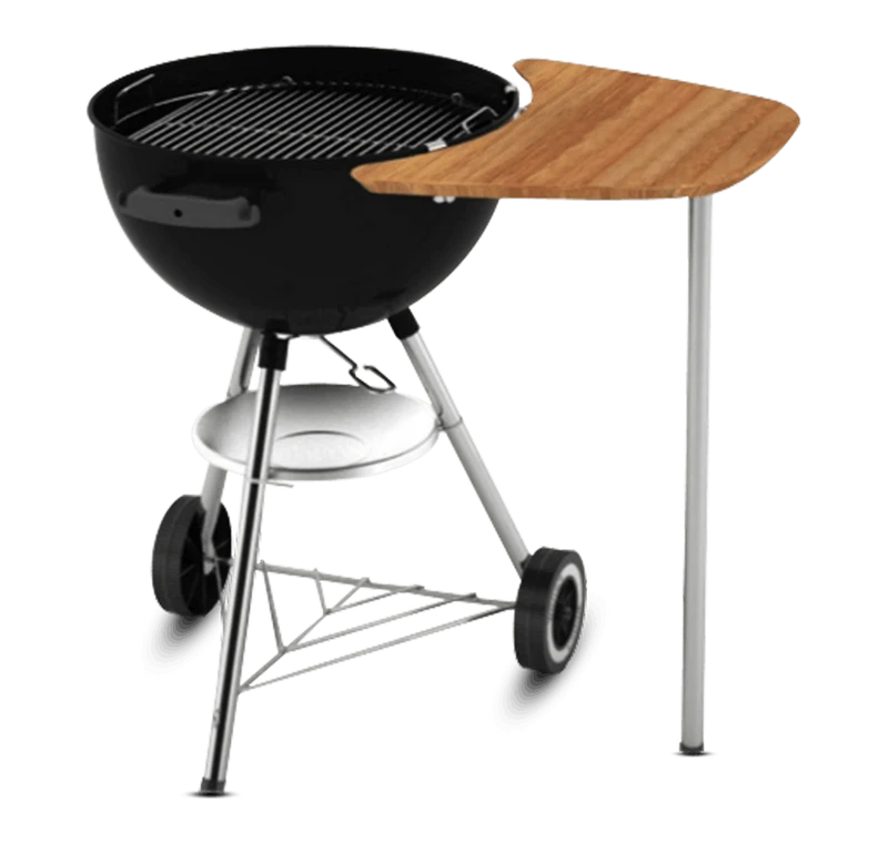 Mesa de apoio de Bambu para Grelhadores Carvão