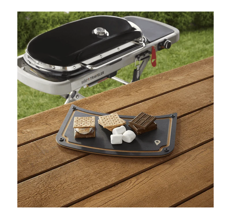 Suporte reversível Prep & Serve para o Weber Traveler