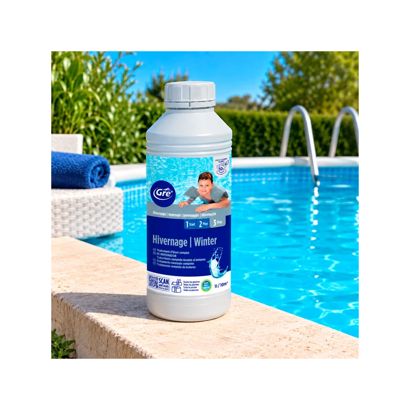 Invernador Líquido GRE 76050 para Piscina – 1 L