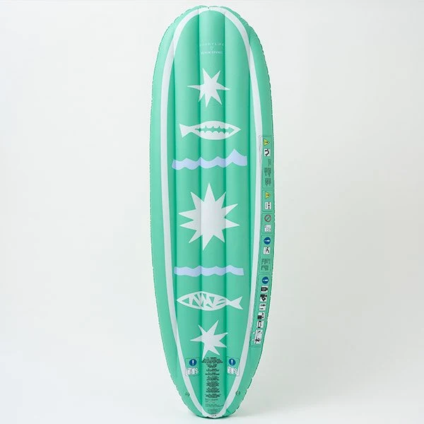 Matelas gonflable vert Surfboard Esmeralda