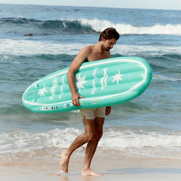 Matelas gonflable vert Surfboard Esmeralda