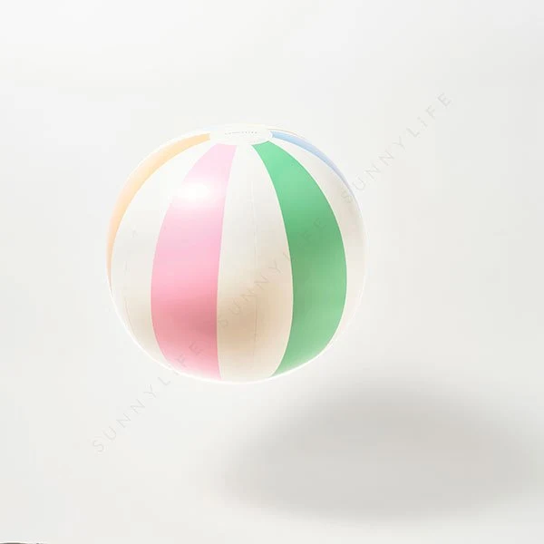 Ballon pour piscine rayé Riviera