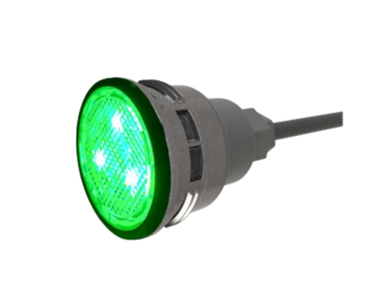 Mini projecteur LED piscine à visser sur le refoulement - Mini-Brio 2 X12 RGBW - CCEI