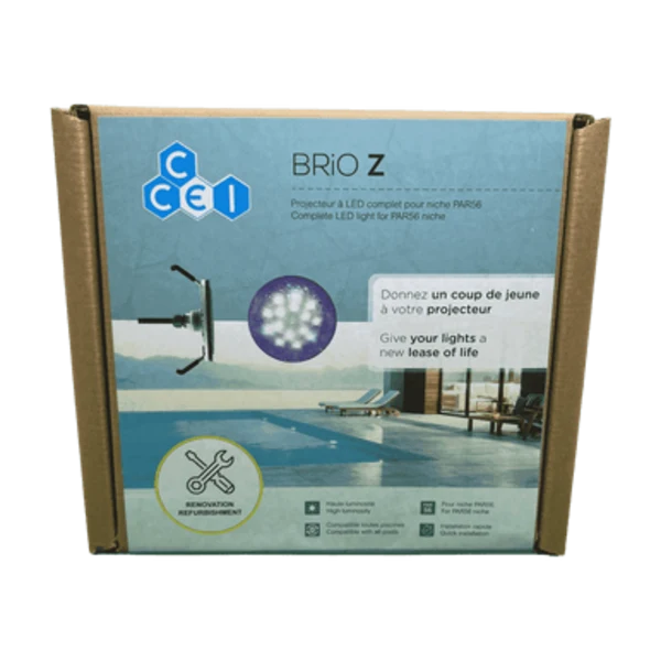 Projecteur LED Brio-Z ZX30 pour niche standard PAR56 - Couleurs RGBW - 30W - CCEI
