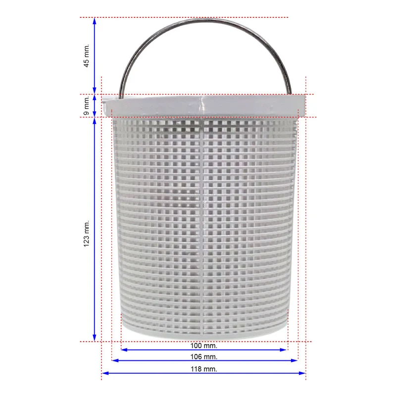 Cesto de prefiltro de 2 CV para bombas autoaspirante de AstralPool