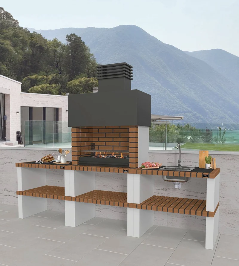 Churrasqueira Modular Moderna Gama Tróia