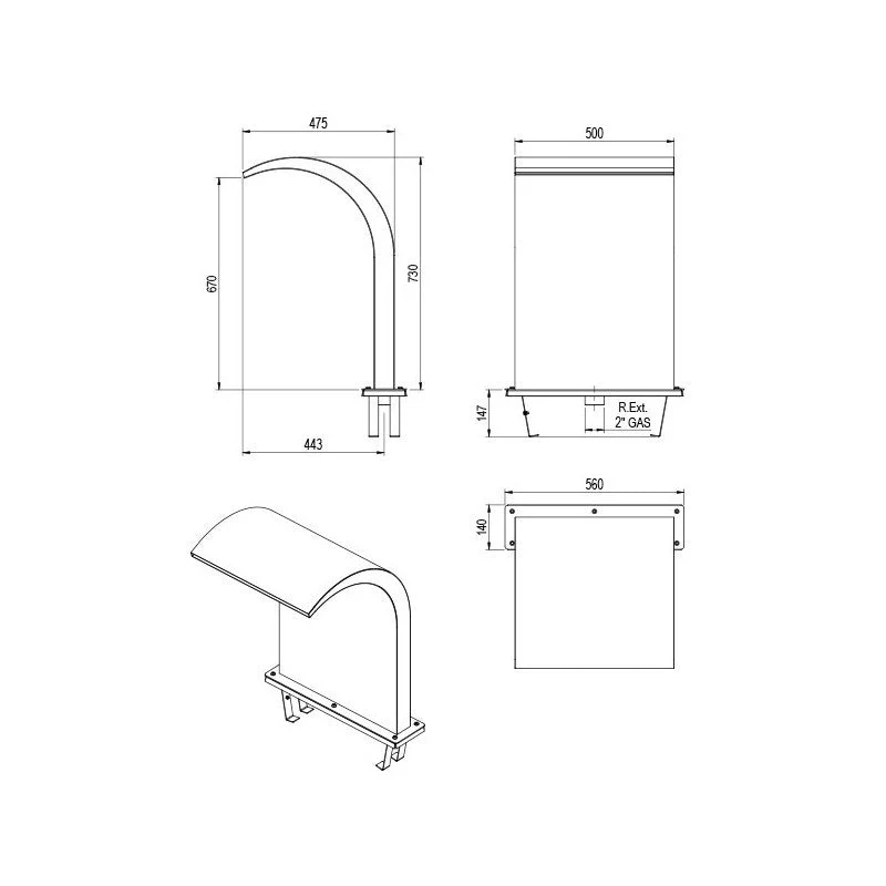 AstralPool Cascada One Para Piscina
