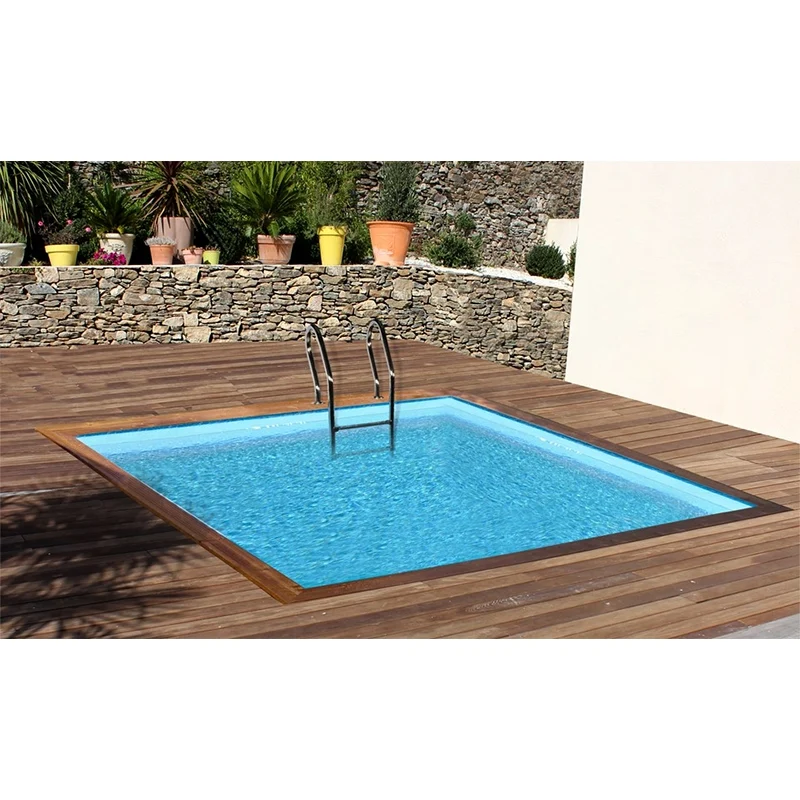 Piscina de madera GRE CARRA 3 305x305x119 cm con Filtro de Arena 4 m³/h – Ref. WPCARR3