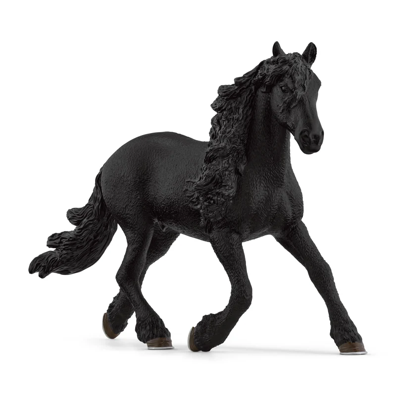 Figurine cheval étalon frison - Horse Club