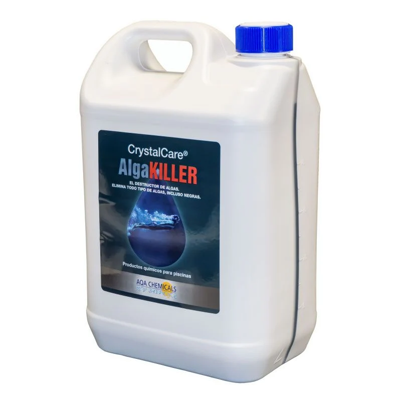 Antialgas de Choque Algakiller CrystalCare 5L - Especial Algas Negras y Verdes