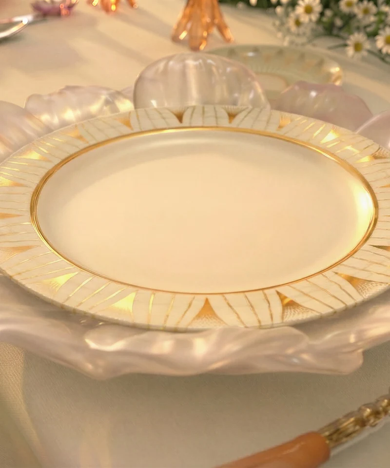 Or d'Abeille Coffret de 2 assiettes gastronomie