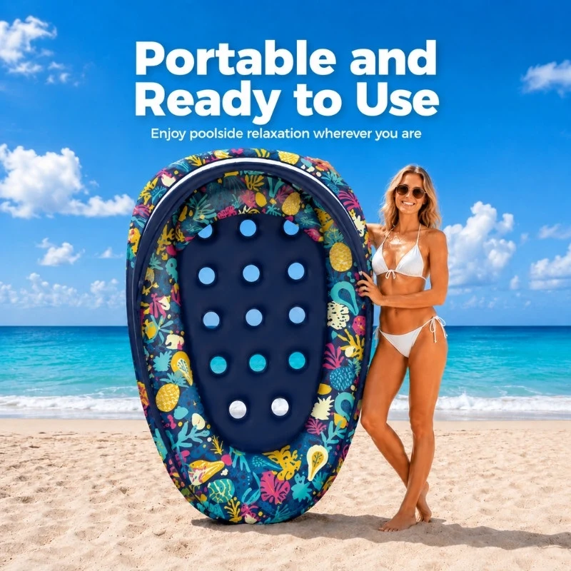 3-in-1 Pool Floats with Removable Canopy UPF50+ & Cup Holder