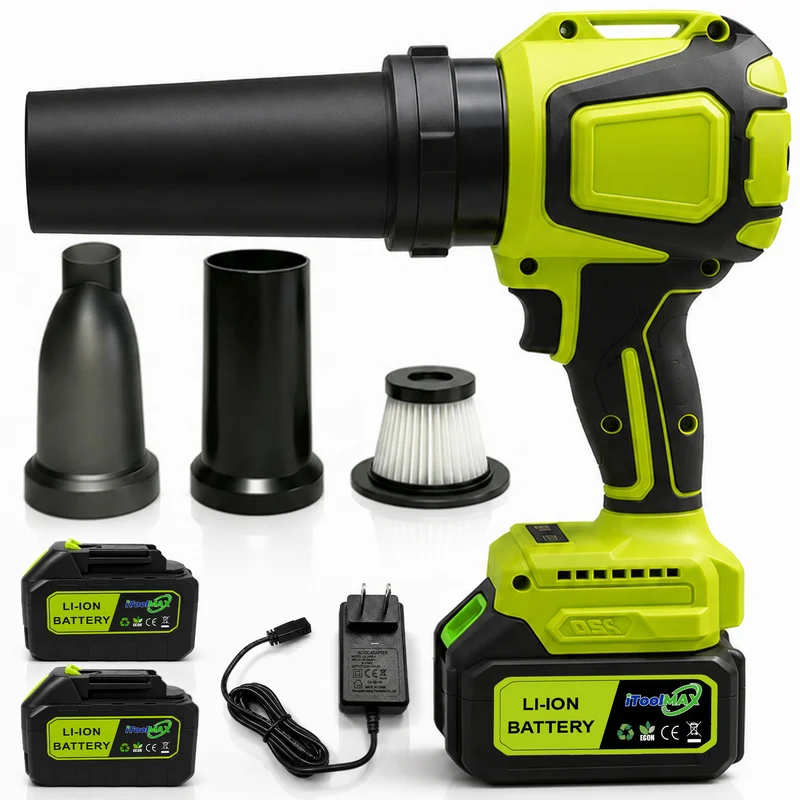2-in-1 Cordless Leaf Blower Vacuum with 40,000 RPM Motor