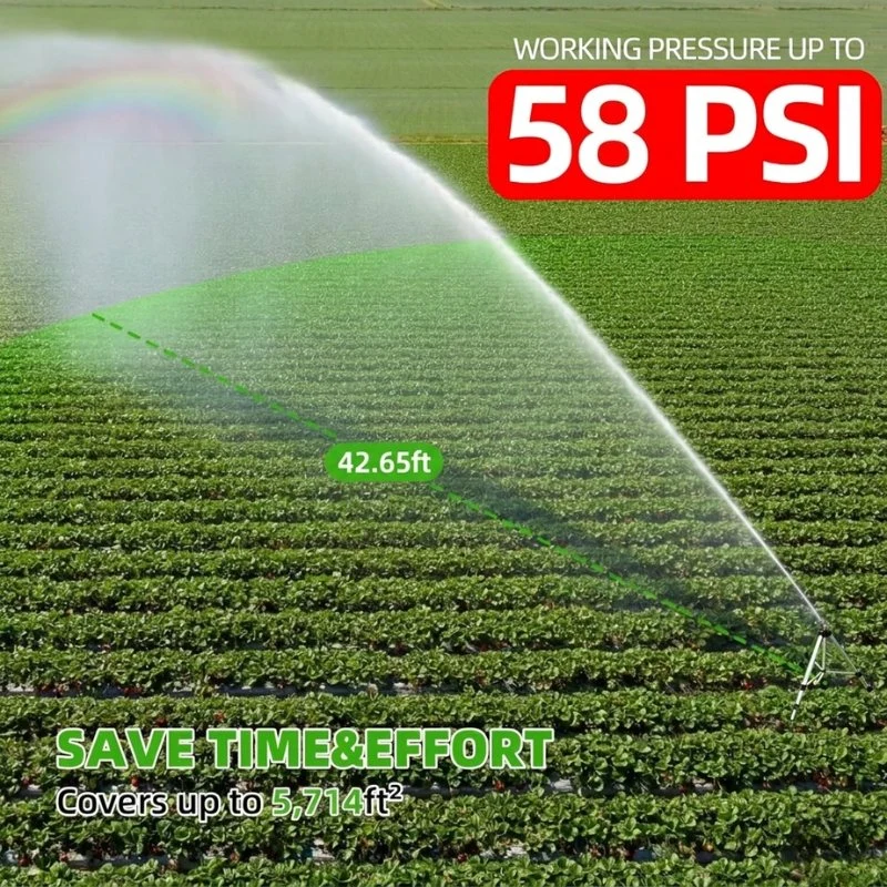 360° Tripod Sprinkler Zinc Alloy With Adjustable Tripod